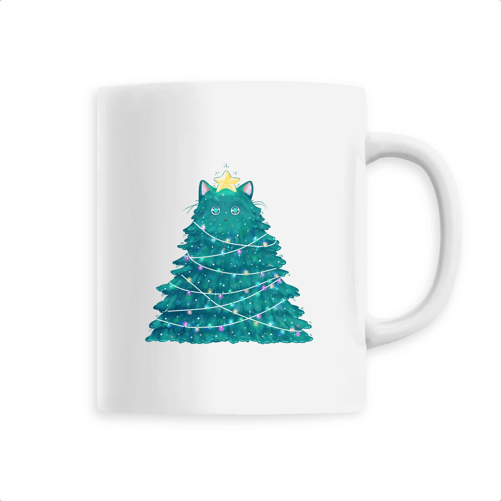 Mug Chat Sapin de Noël
