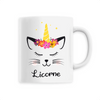 mug chat licorne