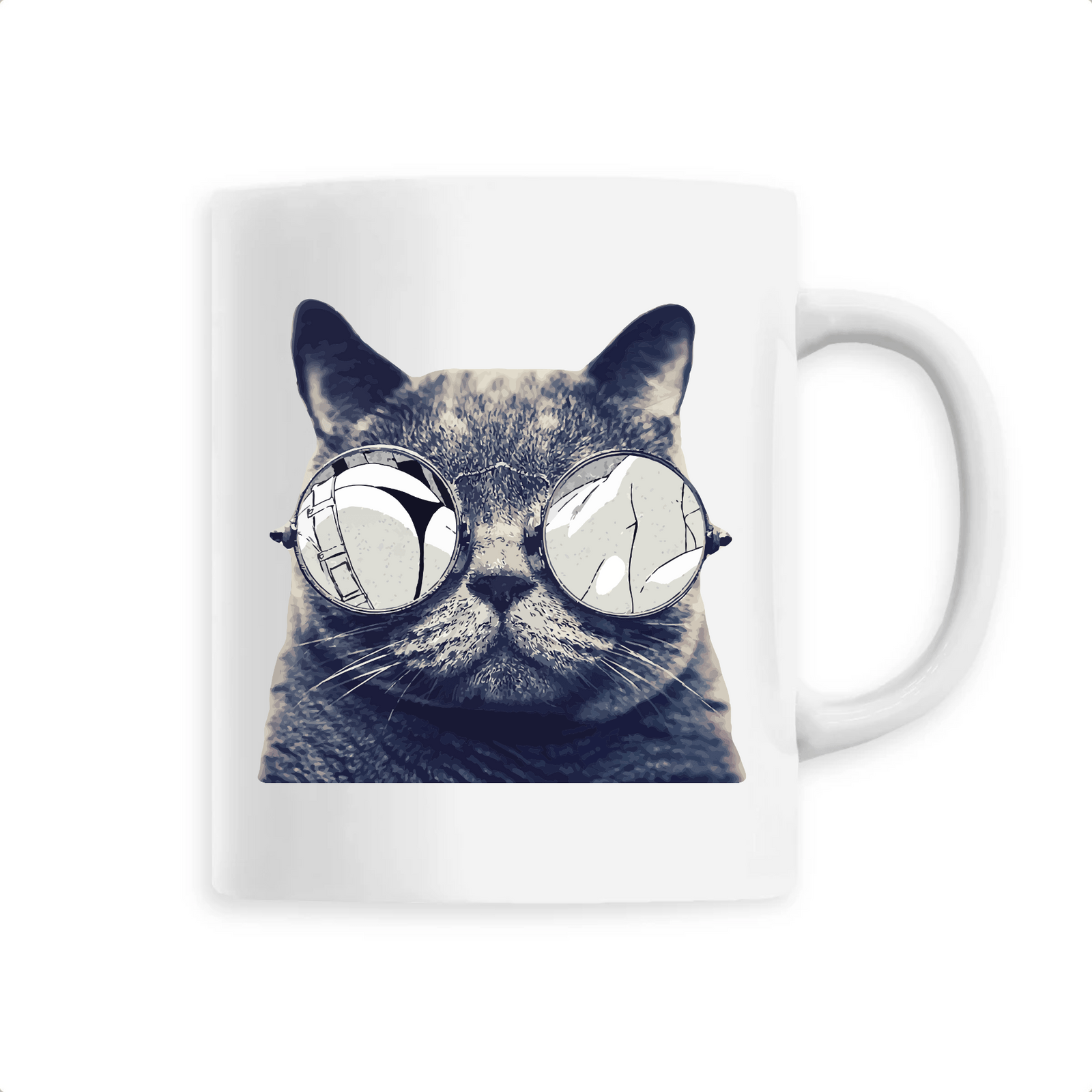 Mug Chat à Lunettes