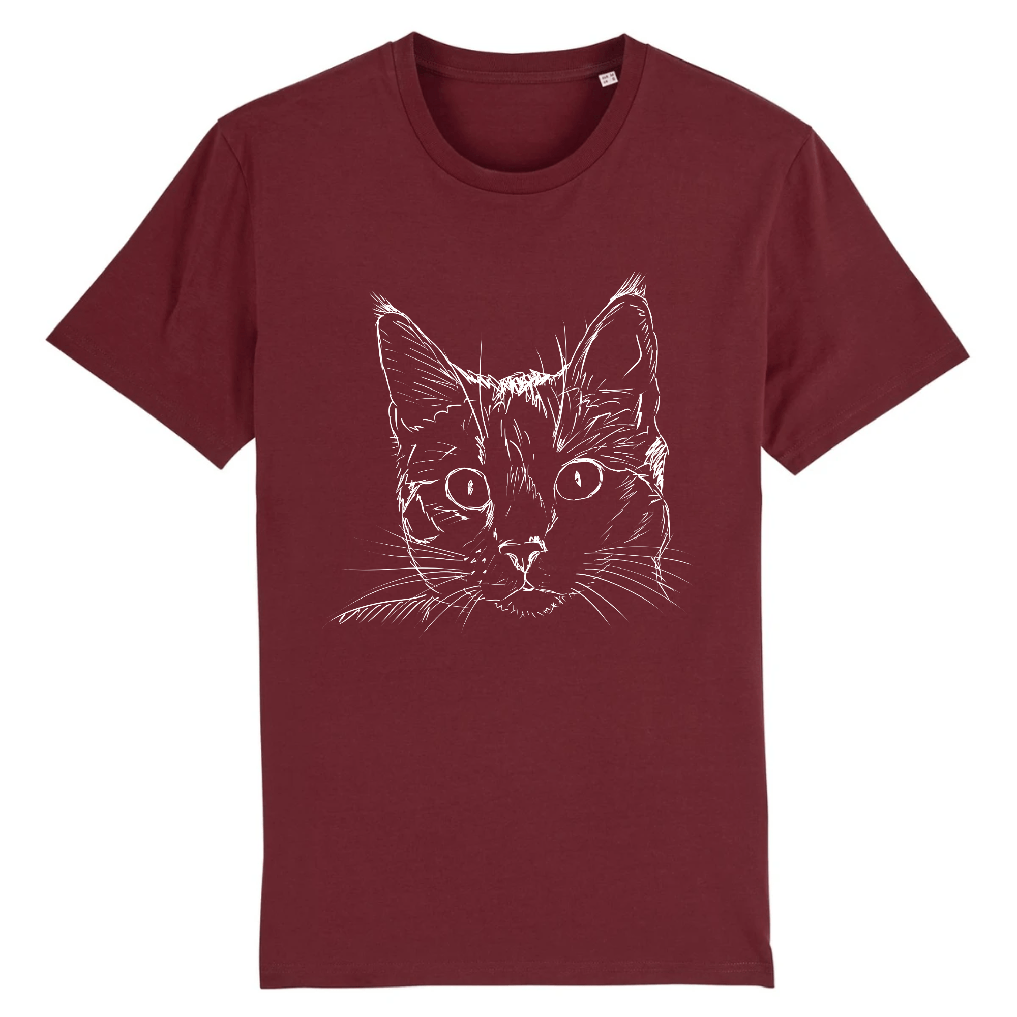 Tee-Shirt Chat Dessin Chat-Pristi - Main Image