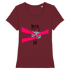 t-shirt chat laser couleur bordeaux
