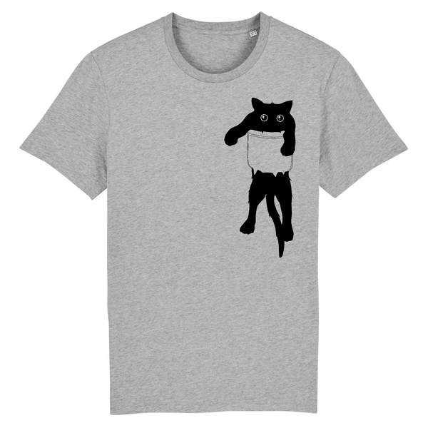 Tee Shirt Chat dans la Poche Chat Pristi