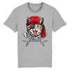 tee-shirt chat pirate couleur gris