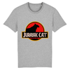 tee-shirt jurassic park chat couleur gris