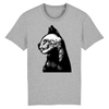 tee-shirt chat tête de mort couleur gris