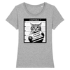 t-shirt chat humour couleur gris