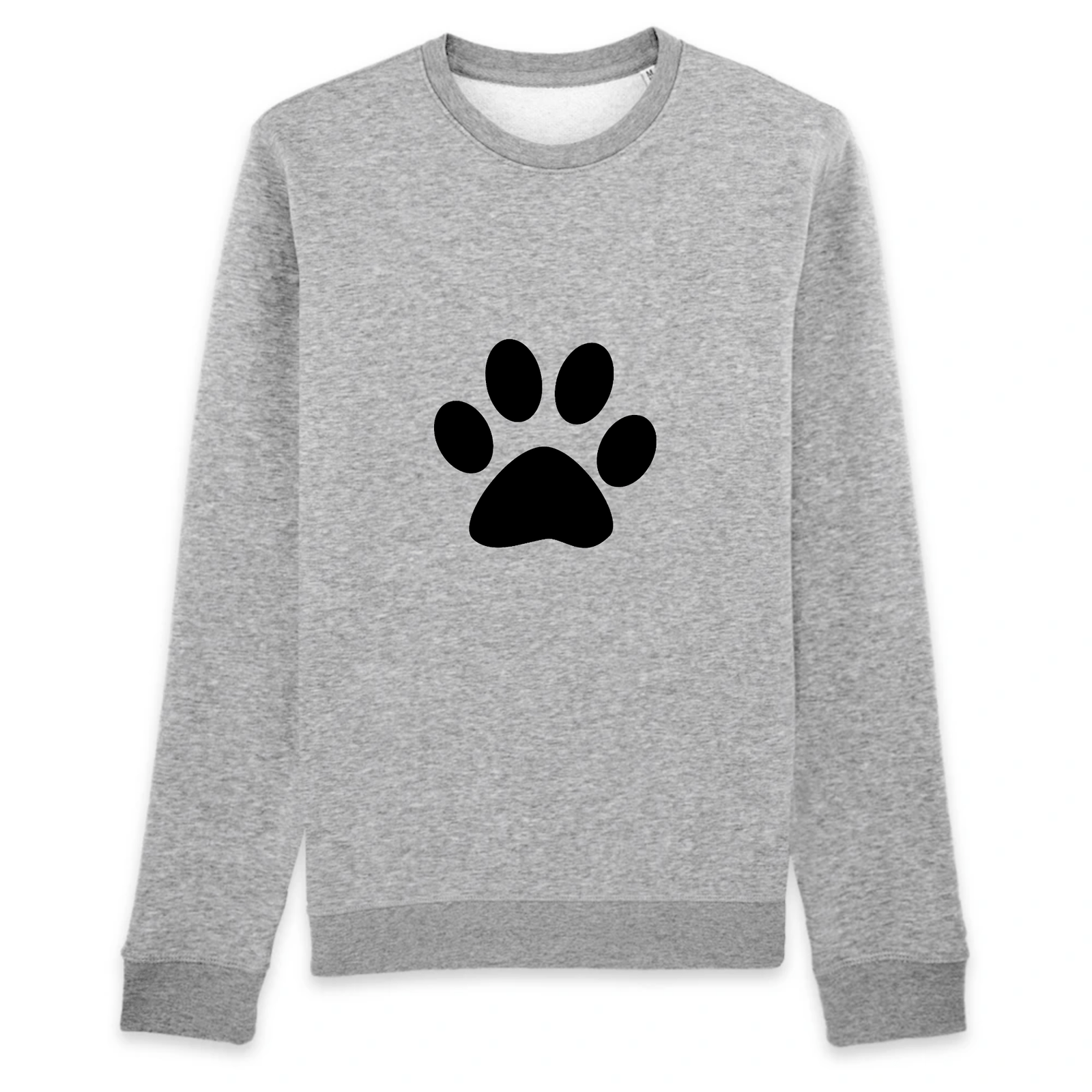 pull patte de chat couleur gris