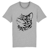 tee-shirt motif chat couleur gris