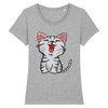 t-shirt petit chat couleur gris