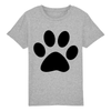 T-Shirt patte de chat enfant couleur gris