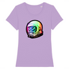 t-shirt chat espace couleur lavande
