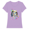 t-shirt space cat couleur lavande