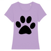 t-shirt patte de chat couleur lavande
