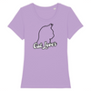 t-shirt cat lover silhouette couleur lavande