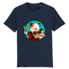 tee-shirt chat sushi couleur marine