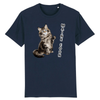 tee-shirt chat maine coon couleur marine