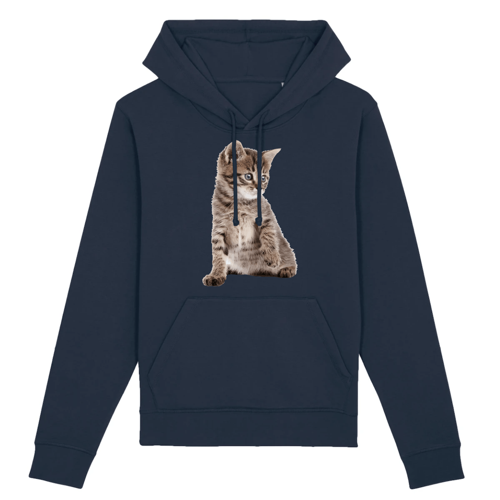 sweat chaton mignon couleur marine