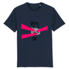 tee-shirt chat laser couleur marine