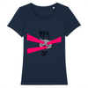 t-shirt chat laser couleur marine
