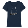 t-shirt cat lover silhouette couleur marine