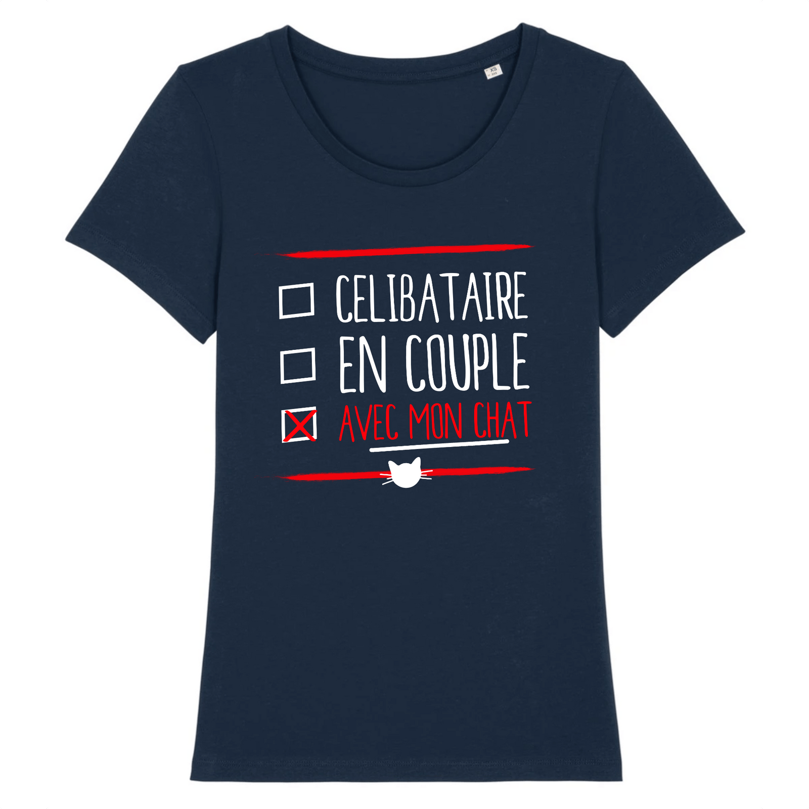 T-Shirt En Couple Avec Mon Chat
