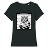 t-shirt chat humour couleur noir