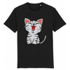 tee-shirt petit chat couleur noir