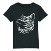 t-shirt motif chat enfant couleur noir