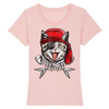 t-shirt chat pirate couleur rose