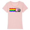t-shirt nyan cat couleur rose