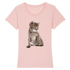 t-shirt chaton mignon couleur rose