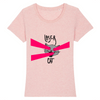 t-shirt chat laser couleur rose