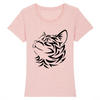 t-shirt motif chat couleur rose