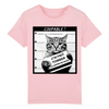 t-shirt chat humour enfant couleur rose