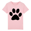 T-Shirt patte de chat enfant couleur rose