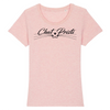 t-shirt chat-pristi classic couleur rose